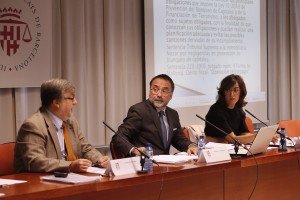 Gregorio Labatut, María Morales y Francisco Bonatti durante su intervención en la Jornada sobre Abogados y Blanqueo de Capitales organizada por BONATTI PENAL & COMPLIANCE